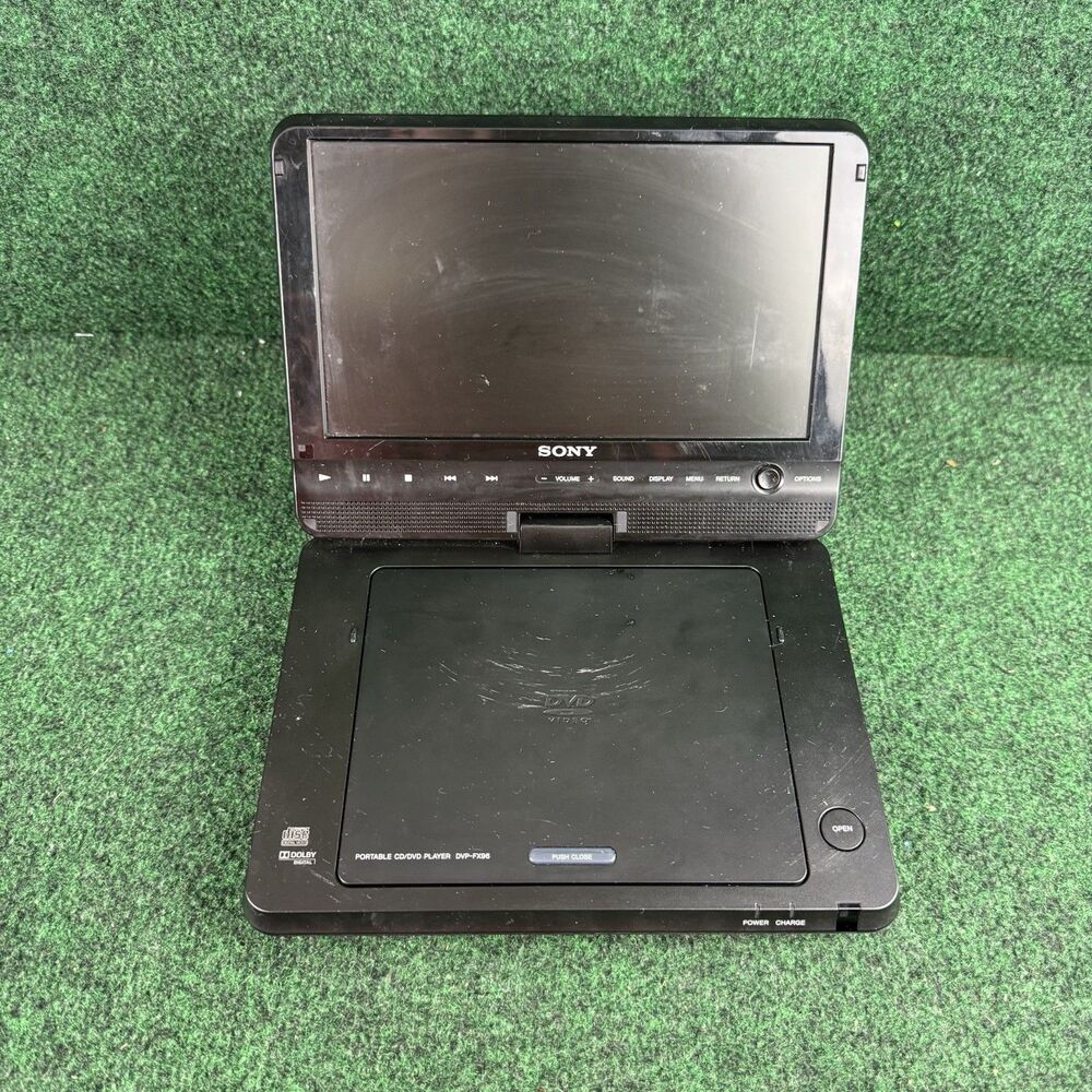 Sony DVP-FX96 Portable DVD Player 9” For Parts Or Repair Volume Doesn’t Work